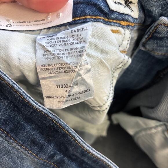 NWT Wrangler High Rise True Straight Crop Jeans Western Boho Women's 14 - Picture 7 of 10